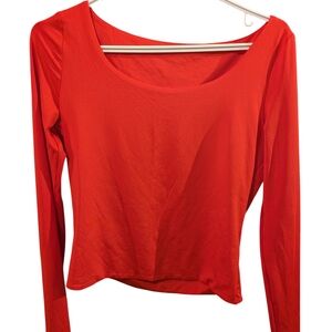 Women's Red Long Sleeve Top 2/22 $ on selected item